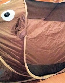 Popup tent: Morrgy the Monkey (brown)