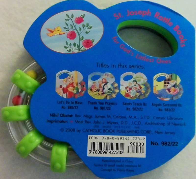 Saints Teach Us Rattle Board Book - Image 2